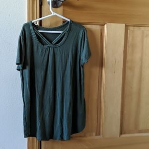 Green shirt